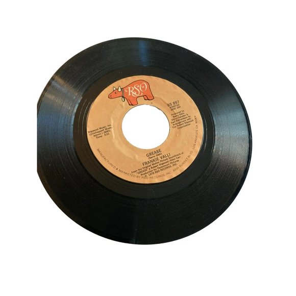 Vintage 7” 45 RPM vinyl record Frankie Valli Grease instrumental - Picture 3 of 4